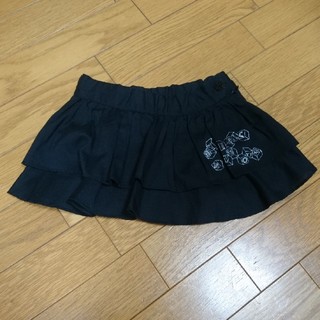 ヒステリックミニ(HYSTERIC MINI)のHYSTERIC MINI ヒスミニ スカート 黒 110cm(スカート)