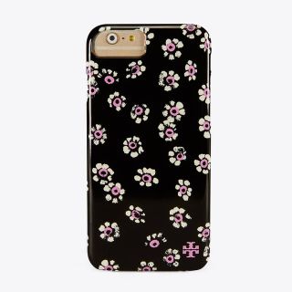 トリーバーチ(Tory Burch)のTORY BURCH iPhone7/iPhone8 ケース 花柄 ブラック (iPhoneケース)