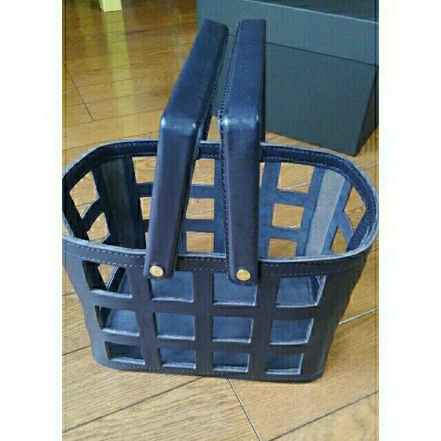 LUDLOW - ラドロー、basketバッグネイビー花ちゃん様