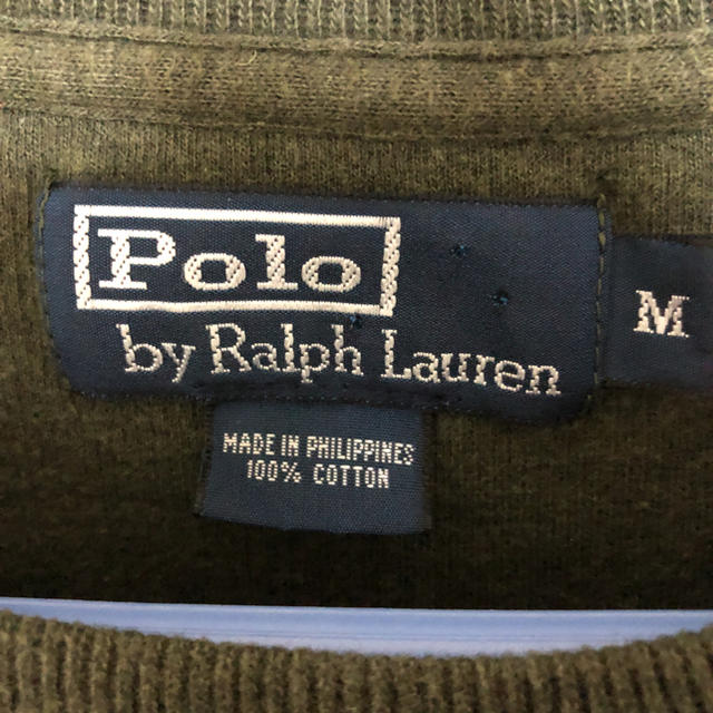 Ralph Lauren(ラルフローレン)のralph  lauren ラルフローレン オリーブ スウェット トレーナー メンズのトップス(スウェット)の商品写真