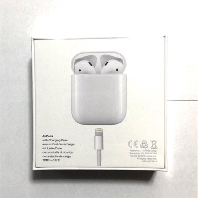 Apple(アップル)の❗️【新品未開封】Airpods【Apple純正】❗️ スマホ/家電/カメラのオーディオ機器(ヘッドフォン/イヤフォン)の商品写真