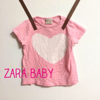 ザラキッズ(ZARA KIDS)のzara♡ハートTシャツ80(その他)