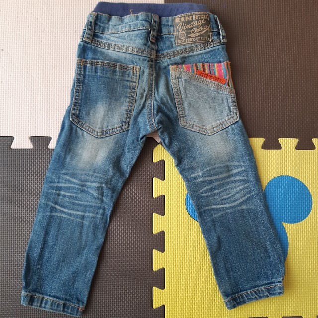 JUNK STORE(ジャンクストアー)のジャンクストアー　カラフルポケットデニム　95㎝ キッズ/ベビー/マタニティのキッズ服男の子用(90cm~)(パンツ/スパッツ)の商品写真