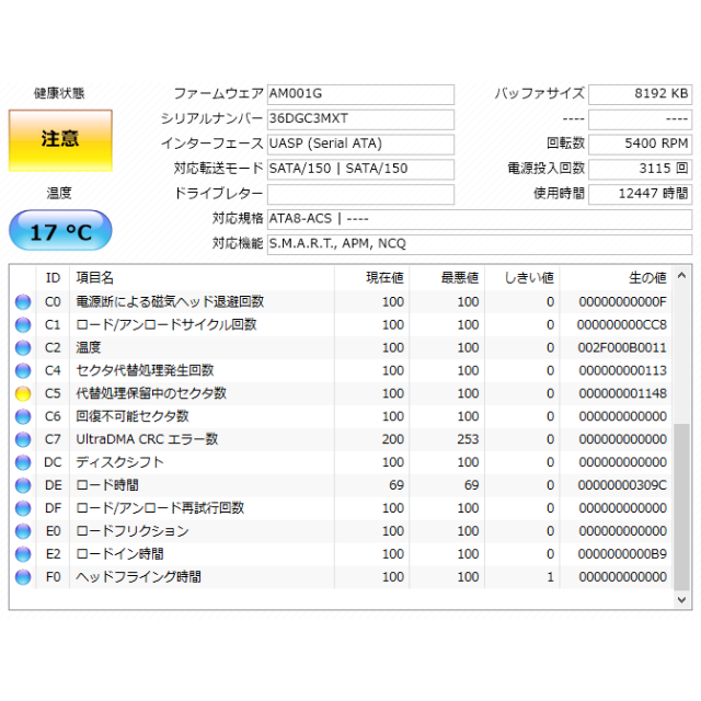 TOSHIBA MQ01ABF050 500GB HDDの通販 by acer700's shop｜ラクマ