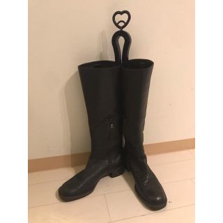 プラダ(PRADA)のリサ様専用プラダ 最高級レザー ロングブーツ 美品 23.5cm(ブーツ)