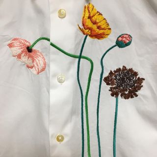 Paul Smith - ポールスミス 長袖シャツ 花柄刺繍 S 白の通販 by 翔琉