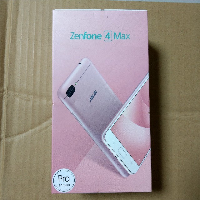 ASUS(エイスース)のASUS ZenFone 4 Max Pro ピンク  ZC554KL スマホ/家電/カメラのスマートフォン/携帯電話(スマートフォン本体)の商品写真