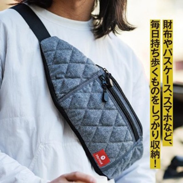 MARMOT(マーモット)のMonoMax モノマックス 付録マーモット　ボディバッグ

 メンズのバッグ(ボディーバッグ)の商品写真