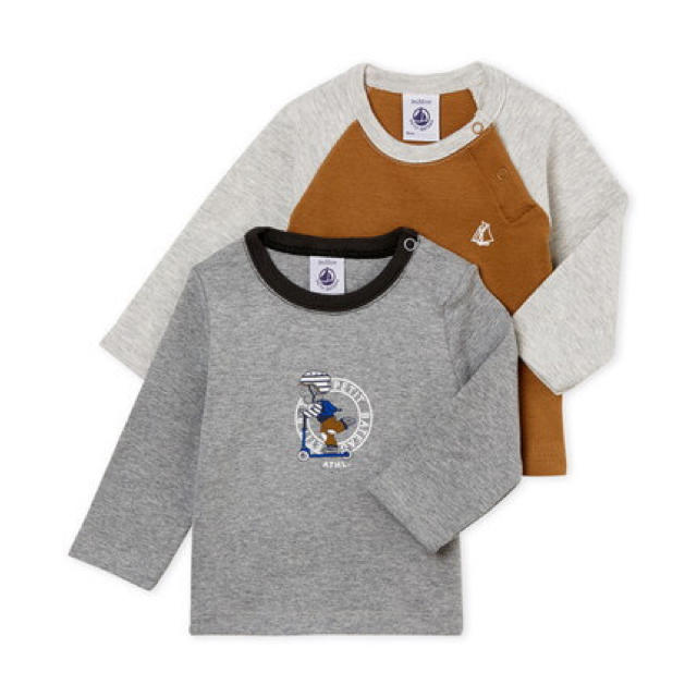 PETIT BATEAU(プチバトー)の【りー様専用】24m キッズ/ベビー/マタニティのキッズ服男の子用(90cm~)(Tシャツ/カットソー)の商品写真