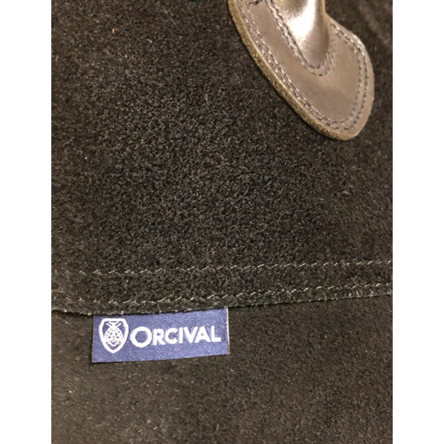 ORCIVAL(オーシバル)のオーチバル レザーハンドル スエード トート バッグ 黒 レディースのバッグ(トートバッグ)の商品写真