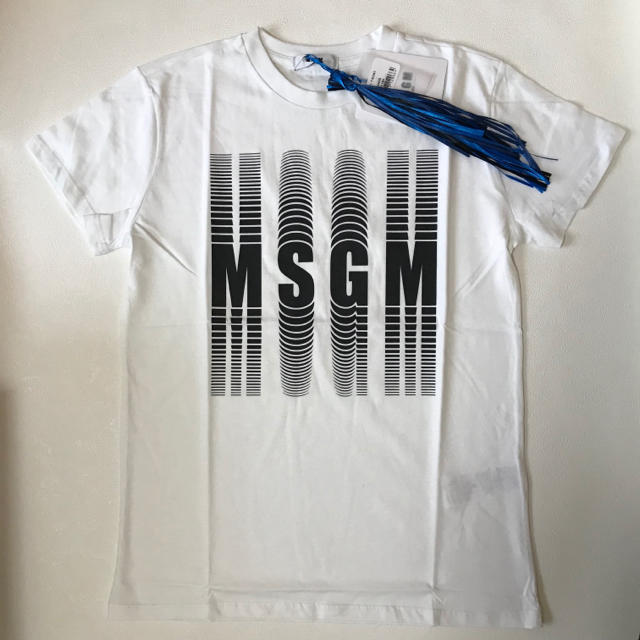 ★★新作！2019SS MSGM Tシャツ Mサイズ 14A ホワイト★★