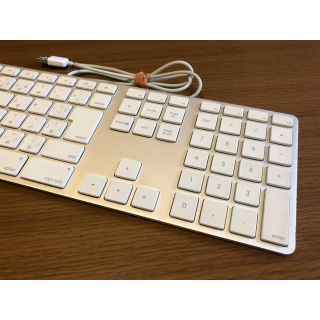 アップル(Apple)のApple テンキー付アルミキーボード MB110J/A(PC周辺機器)