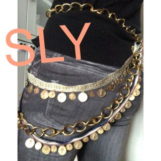 スライ(SLY)のSLY コイン チェーン ベルト(ベルト)