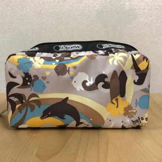 レスポートサック(LeSportsac)の【美品】レスポートサック ハワイ・グアム 限定品 イルカ ハファダイ(ポーチ)