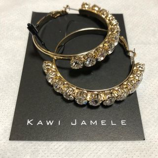 カウイジャミール(KAWI JAMELE)のKAWI JAMELE🌹ゴールドフープピアス新品未使用⭐︎(ピアス)