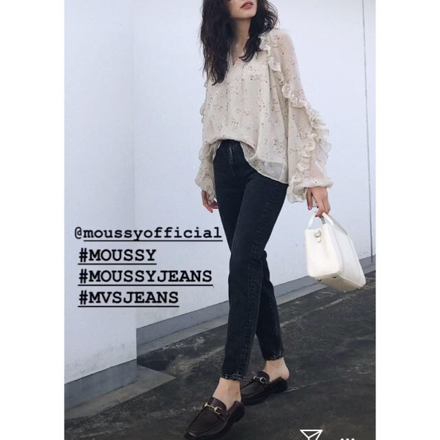 moussy - 大人気シリーズ新色♡MOUSSY MVS black skinny jeansの通販