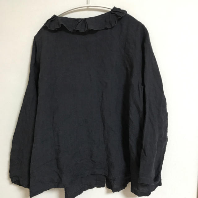 nest Robe(ネストローブ)のネストローブ  フリル襟 ブラウス & グレンチェック ワンピ レディースのトップス(シャツ/ブラウス(長袖/七分))の商品写真