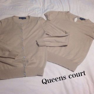 クイーンズコート(QUEENS COURT)のQueens court アンサンブル(カットソー(長袖/七分))