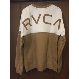 ルーカ(RVCA)のRVCA×CANAL JEANロゴスウェット ベージュ(トレーナー/スウェット)