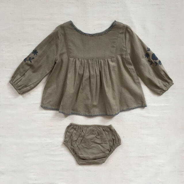 Caramel baby&child (キャラメルベビー&チャイルド)のApolina kids アポリナ 12-18m 80 セットアップ 18aw キッズ/ベビー/マタニティのベビー服(~85cm)(ワンピース)の商品写真