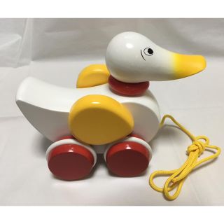 ブリオ(BRIO)のBRIO スウェーデン　あひるのおもちゃ 美品 送料込(知育玩具)