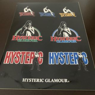 ヒステリックグラマー(HYSTERIC GLAMOUR)のHYSTERIC GLAMOUR ステッカー(しおり/ステッカー)