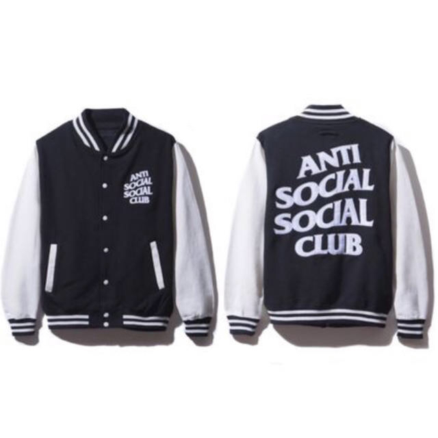 ANTI(アンチ)のにゃん様専用 ANTI SOCIAL SOCIAL CLUB Mサイズ❗️ メンズのジャケット/アウター(スタジャン)の商品写真