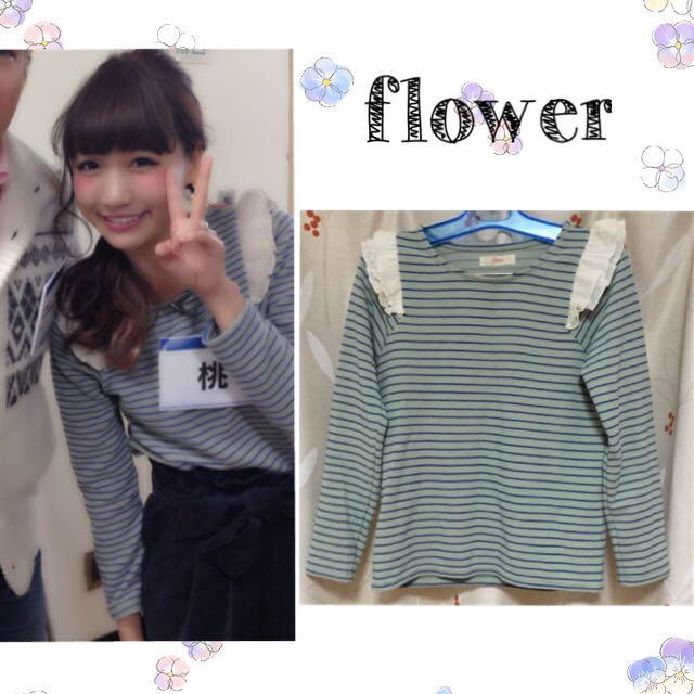 flower(フラワー)の3/30限定価格＊桃ちゃん着用トップス レディースのトップス(カットソー(長袖/七分))の商品写真