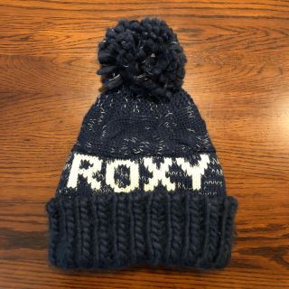 ロキシー(Roxy)のニット帽 Roxy ネイビー(ニット帽/ビーニー)