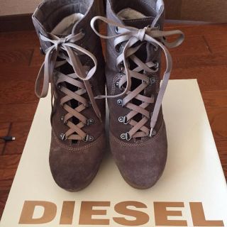 ディーゼル(DIESEL)のスェードハイカットシューズ(ブーツ)