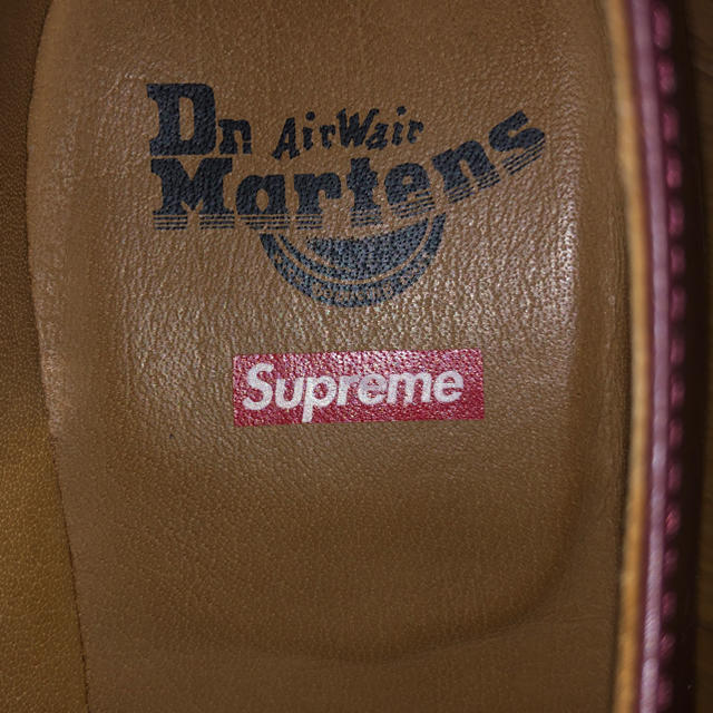 Supreme(シュプリーム)のsupreme & Dr.martens コラボ 4ホール UK8 メンズの靴/シューズ(ドレス/ビジネス)の商品写真