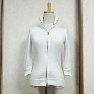 ザジ(ZAZIE)の○ZAZIE♡コットン混ジッパーカーディガンZARA PLST GAP (カーディガン)