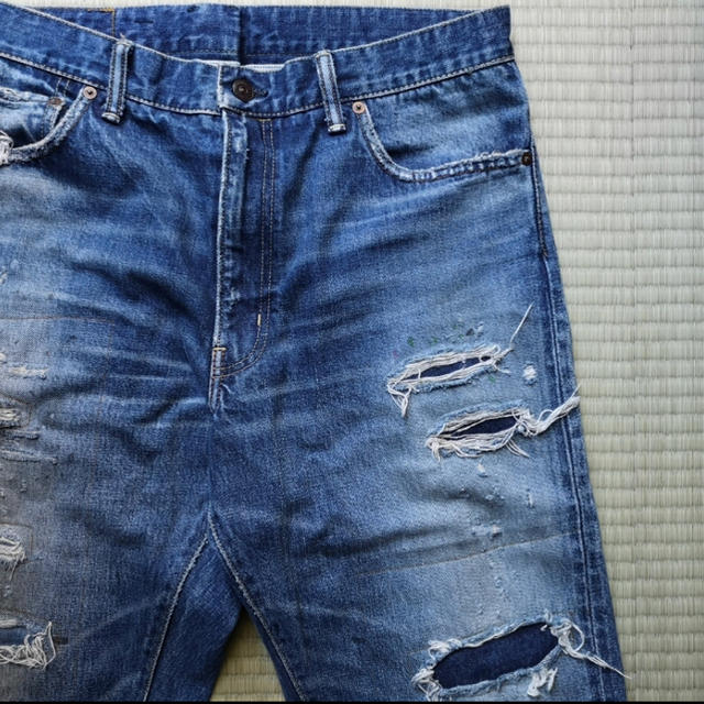 visvim SS JOURNEYMAN PANTS TACKED CRASH2 - デニム/ジーンズ