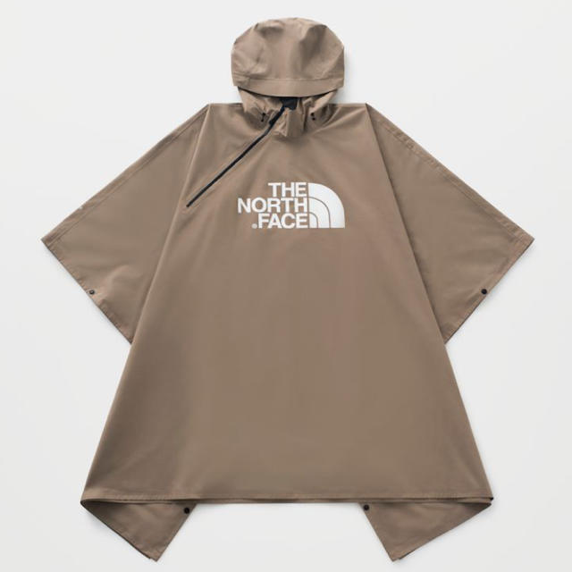 HYKE x NORTH FACE 19SS ポンチョ TAN 1