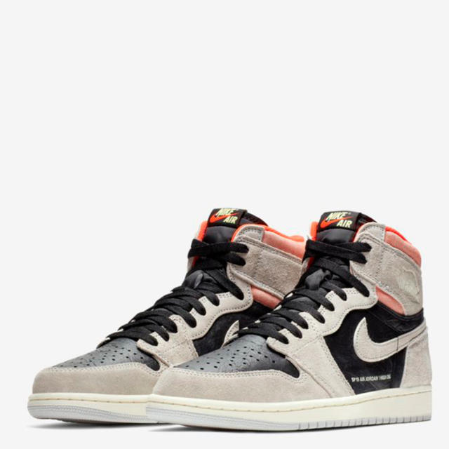 【27.5cm】NIKE AIR JORDAN 1 HIGH OG GREY靴/シューズ