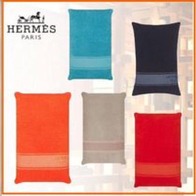 HERMES ビーチクッション ピロー新品 赤