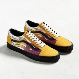 ヴァンズ(VANS)のvans flame yellow 27.5(スニーカー)