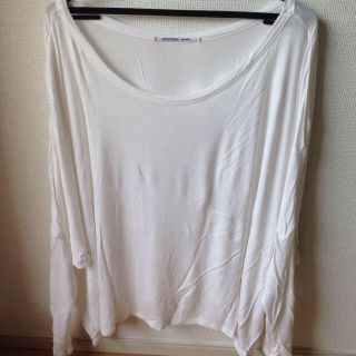 マウジー(moussy)の白と黒2枚セットmoussyドルマン(カットソー(長袖/七分))