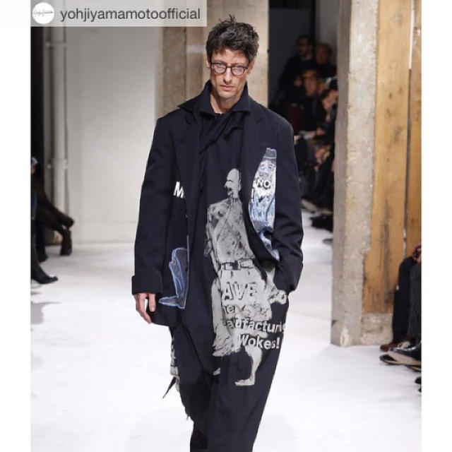 絶妙なデザイン Yohji 染抜刺繍ジャケット 17aw pourhome