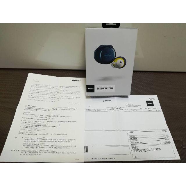 新品未開封】 Bose SoundSport Free ワイヤレスイヤホン 新品未開封】 Bose SoundSport Free ワイヤレスイヤホン