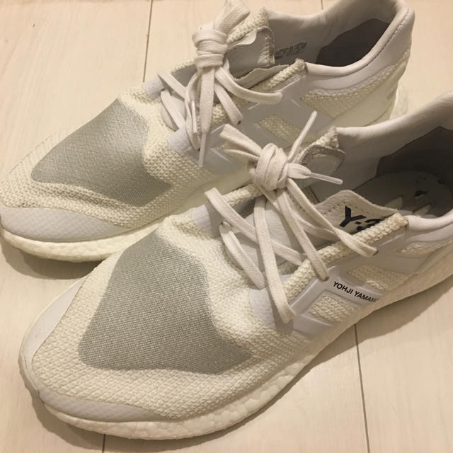 Y-3 adidas PUREBOOST Triple Whiteメンズ