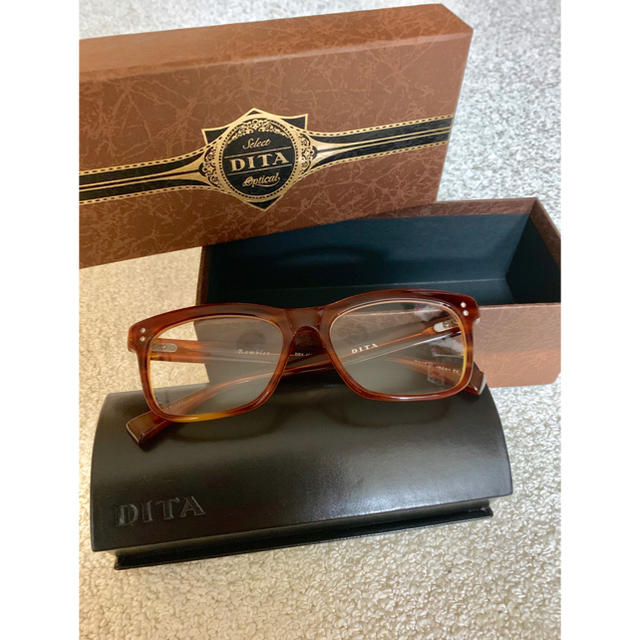 DITA(ディータ)の【そろそろ処分予定です】 DITA べっこう メガネ レディースのファッション小物(サングラス/メガネ)の商品写真