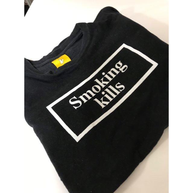 VANQUISH(ヴァンキッシュ)の”Smoking kills” クルーネックTシャツ FR2  メンズのトップス(Tシャツ/カットソー(半袖/袖なし))の商品写真