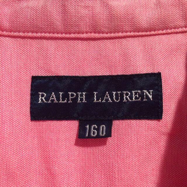 Ralph Lauren(ラルフローレン)の【値下げ】ラルフローレン♪ピンクシャツ♪ レディースのトップス(シャツ/ブラウス(半袖/袖なし))の商品写真