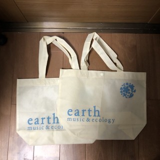アースミュージックアンドエコロジー(earth music & ecology)のearth、ショップバッグ(ショップ袋)