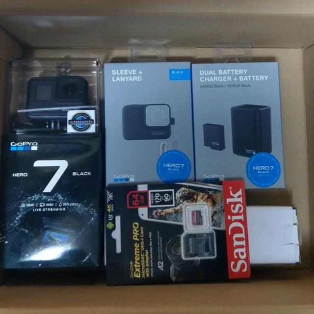 純正ミニ延長ポール三脚新品 GoPro最上位機種GoPro HERO Black4点セット