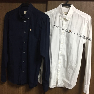 メゾンキツネ(MAISON KITSUNE')の超美品/メゾンキツネ メンズシャツ(シャツ)