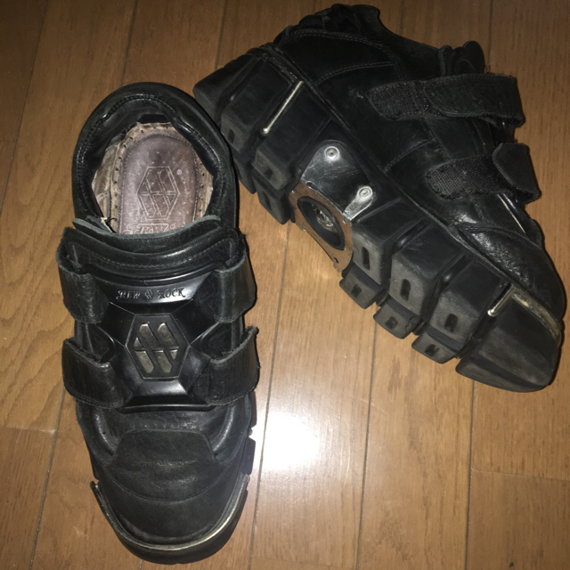 NEW ROCK 厚底 ベルクロブーツ メンズの靴/シューズ(スニーカー)の商品写真
