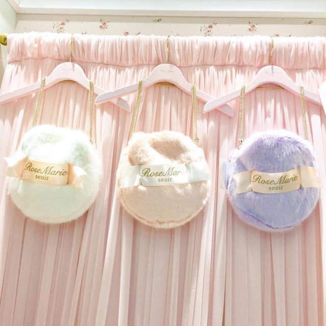 puff bag パープル rosemarie seoir