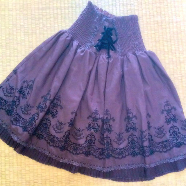 axes femme(アクシーズファム)のaxes♡ダークブラウン スカート レディースのスカート(ひざ丈スカート)の商品写真